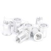 Pack of 100 Pull Rivet Nuts, Aluminium Flat Head Nuts,