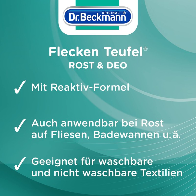 Dr.Beckmann Fleckenteufel Rost und Deo, 50 ml