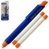 Groove Retractable Click Pencil Eraser, Orange Body, Pack of 1,