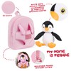 PERLETTI Cuddly Toy Backpack for Children with Plush Toy -