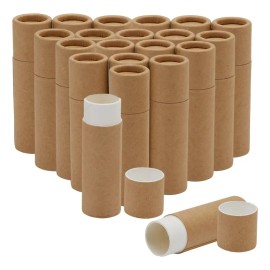 Yy Q Botella Vacía De Papel Kraft Para Labial, Gloss,
