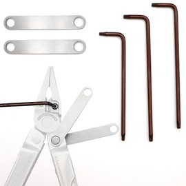 Terixe Wrench Set for Leatherman Multi-Tools - Includes 2 304 Stainless Steel Knurled Nut Wrenches, 2 S2 Steel T10 Wrenches, 1 S2 Steel T8 Wrench - Ideal Addition to Leatherman Multi-Tool Kit