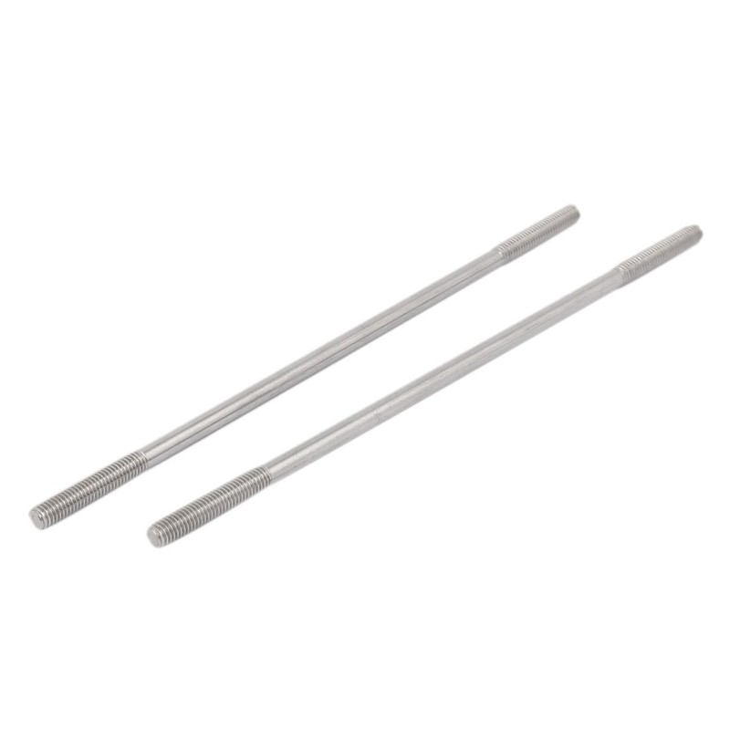 Sourcingmap M5x150mm 304 Stainless Steel Double End Threaded Stud Screw