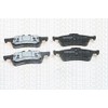 Triscan 8110 11020 Brake Pad Set, disc brake pad set (4 Parts)