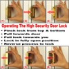 Defender Security U 11442 Door Reinforcement Lock – Add Extra,