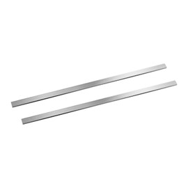 2PCS 304 Stainless Steel Flat Bar, 1/8" Thick × 3/8" Wide × 12" Long, Brushed Finish, Durable Metal Trim Strips for DIY Crafts, Home Decor, Furniture Repair, and Metalworking