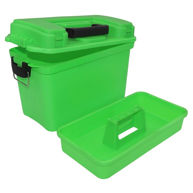 Grip Jumbo Utility Water Resistant Storage Boxes (Lime) - Polypropylene