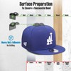 BRATEAYA Hat Hooks for Baseball Caps Wall Mount (20 Pack),