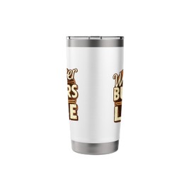 Whatever Butters Your Lefse Funny Norwegian Flatbread Stainless Steel Insulated Tumbler