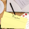 CINSOEN 50 Pack Light Yellow #10 Business Envelopes, Standard Envelopes