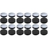 24 Pack Metal Jar Lids for Mason Jar Regular Mouth,