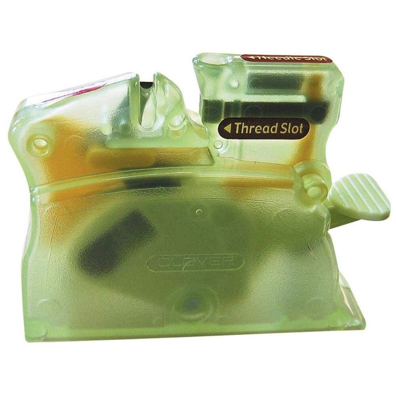 clover Desk Needle Threader: Green, 1