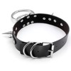 MIlakoo O-Ring, Punk Goth Metal Spike, Rivets, Leather Collar, Choker