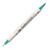 Kuretake TC-4000A-042 Fabric Pen ZIG Fabric Color Twin, Turquoise Green,