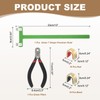 MECCANIXITY Archery Bows Square T-Shape Ruler Tool Nocking Points Pliers