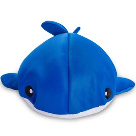 Posh Creations Whale Shark Pool Noodle and Float with EPS for Kids, Non-Inflatable Fun for Jumping, Lounging and Riding in The Pool for Kids Teens and Adults Mesh Pool Float - Extra Large Whale Shark