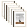 Abtgt 8x10 Picture Frame Set of 6, Rustic Retro Photo