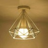 Retro Vintage Industrial Flush Mount Ceiling Light, Retro Pendant Lighting