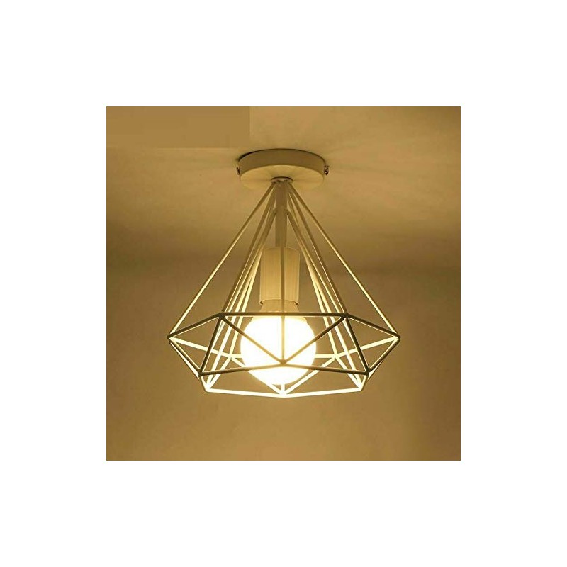 Retro Vintage Industrial Flush Mount Ceiling Light, Retro Pendant Lighting