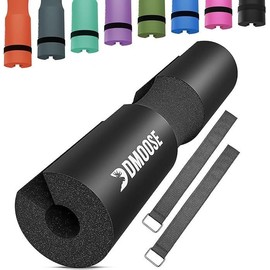 DMoose Barbell Squat Pad for Weightlifting - Comfortable EVA Foam with Contoured Shape for Neck and Shoulder Support - Color: Blue