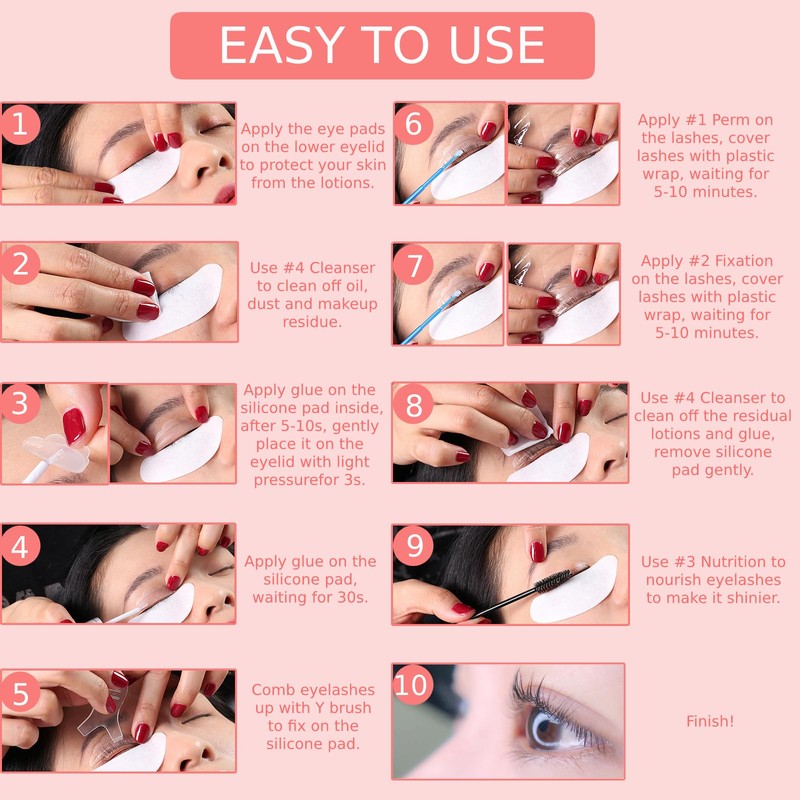 2023 Version Eyelash Perming Kit, Lash Lifting Set, Eyelash Lifting