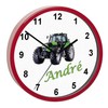 CreaDesign, WU-32-1104 Tractor Wall Clock for Children's Room, Silent Movement