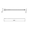 Techno Banes TSTA205PK-W0-20 Cable Ties 8.1 inches (20.5 cm), Pack