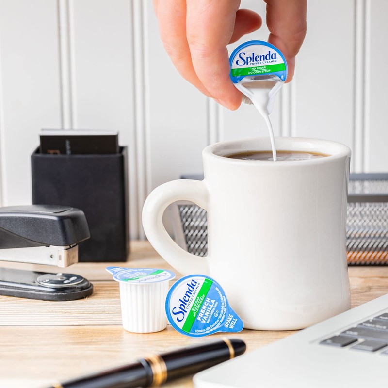 SPLENDA Single Serve Coffee Creamer Cups, Sugar Free French Vanilla,