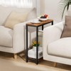 SLEEPING LAMB Narrow End Tables Living Room Set of 2