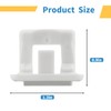 2 Pack WD12X10304 Dishwasher Upper Rack Slide End Cap Stop