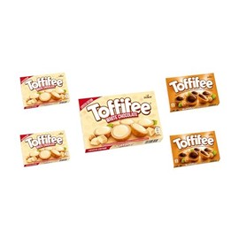 Toffifee Bundle of 2 x Toffifee Original and 3 x Toffifee White - 5 x 125 g - Compiled by FISGUS® by krass-shoppen-de