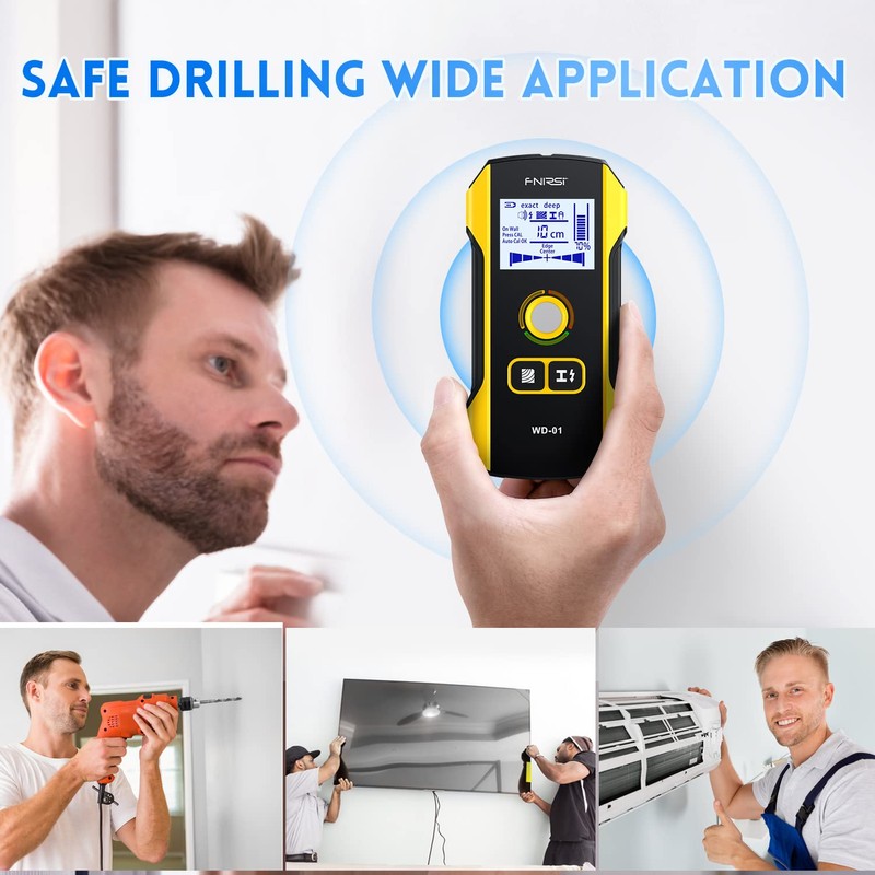 FNIRSI Stud Finder Wall Scanner - 6 in 1 Electronic
