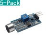 Youmile 5-Pack High Sensitivity Sound Microphone Sensor Detection Module For