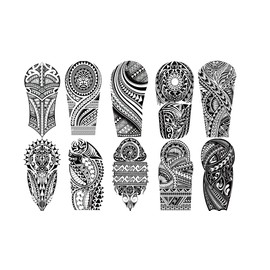 Beyond Tribal Tattoos Maori Design Tattoos Men's Tattoos 10 Sheets Set