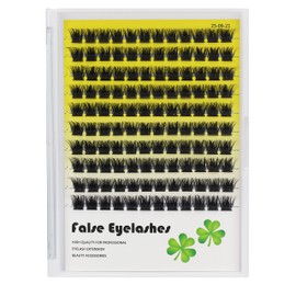 Vayator 8-20mm To Choose False Eyelashes Extension Lashes Fluffy Wispy Eyelash Reusable Lashes Lightweight Natural Individual False Eyelashes Thick False Eyelashes Faux Mink Eyelash (18mm)