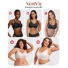 Vertvie Bras for Women Wireless Comfortable Push Up Bra Scalloped