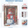 CLAKINLA Diamond Art Painting Christmas, Snowman Diamond Art Painting Kits