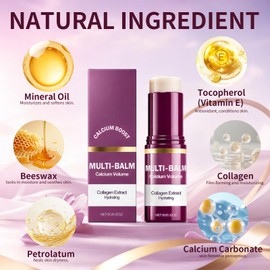 Calcium Multi Balm Stick, Moisturing Stick for Eyes, Neck, Face(0.32oz)