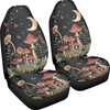 WUYOJUXA Mushroom Print Car Seat Cover Set for Front Seat