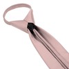 JEMYGINS Men's Zip Tie - Elegant Look in Seconds, Rose