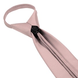 JEMYGINS Men's Zip Tie - Elegant Look in Seconds, Rose Gold