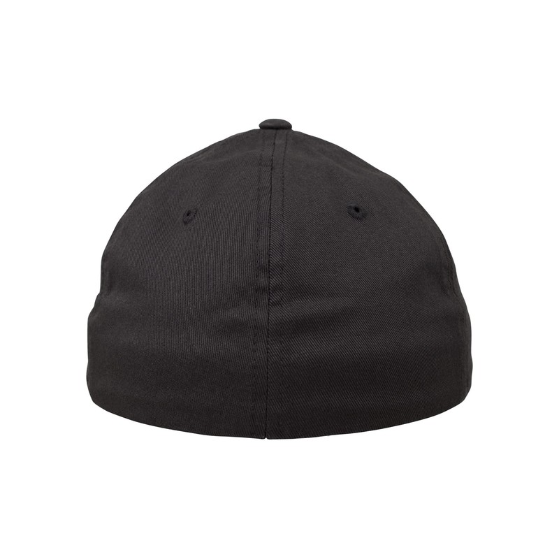 Flexfit Cotton Twill Dad Cap, Black, Large-X-Large