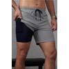 Fabletics Men's The One Short (Lined), Training, Swimming, Lightweight, Quick-Dry,