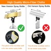 POFET 3 PCS Washable Microfibre Mop Cloth Window Vac Cleaning
