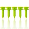 SZXMDKH Golf Tees Plastic, 25MM Small Green Golf Tees (100