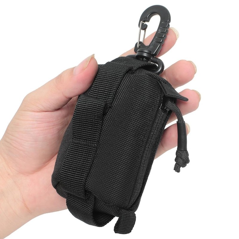 Utility EDC Bag, Tactical Keyring Purse, Molle Bag, Compact Accessories