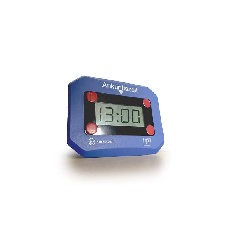 EUROtops Electronic Parking Disc, Electromechanical Parking Meter with Approval, Includes