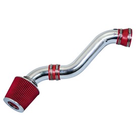 Rtunes Racing Short Ram Air Intake Kit + Filter Combo RED For 01-05 Chevy Trailblazer / 02-05 GMC Envoy / 02-04 Bravada 4.2L V6