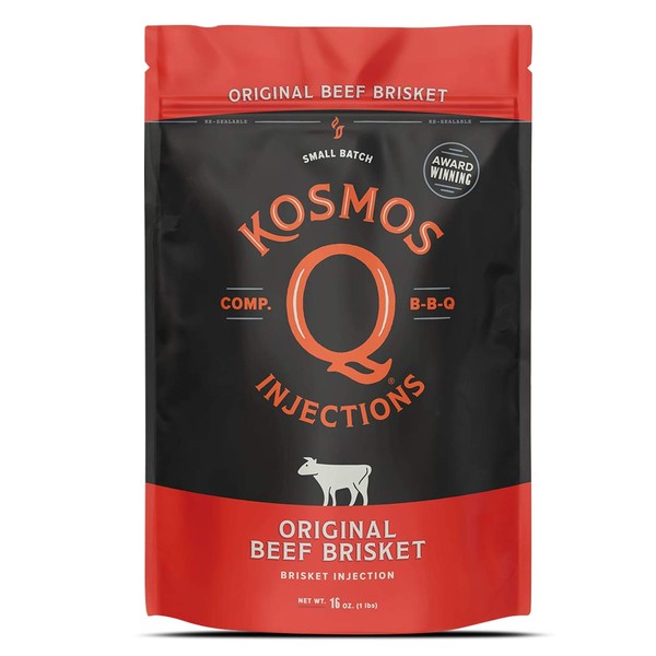 Kosmos Q Original Barbecue Beef Brisket Injection | Seasoning & Marinade | Just Add Water or Broth