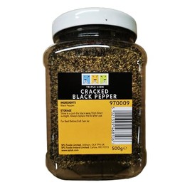 Triple Lion Spices (Cracked Black Pepper 500g, 1)